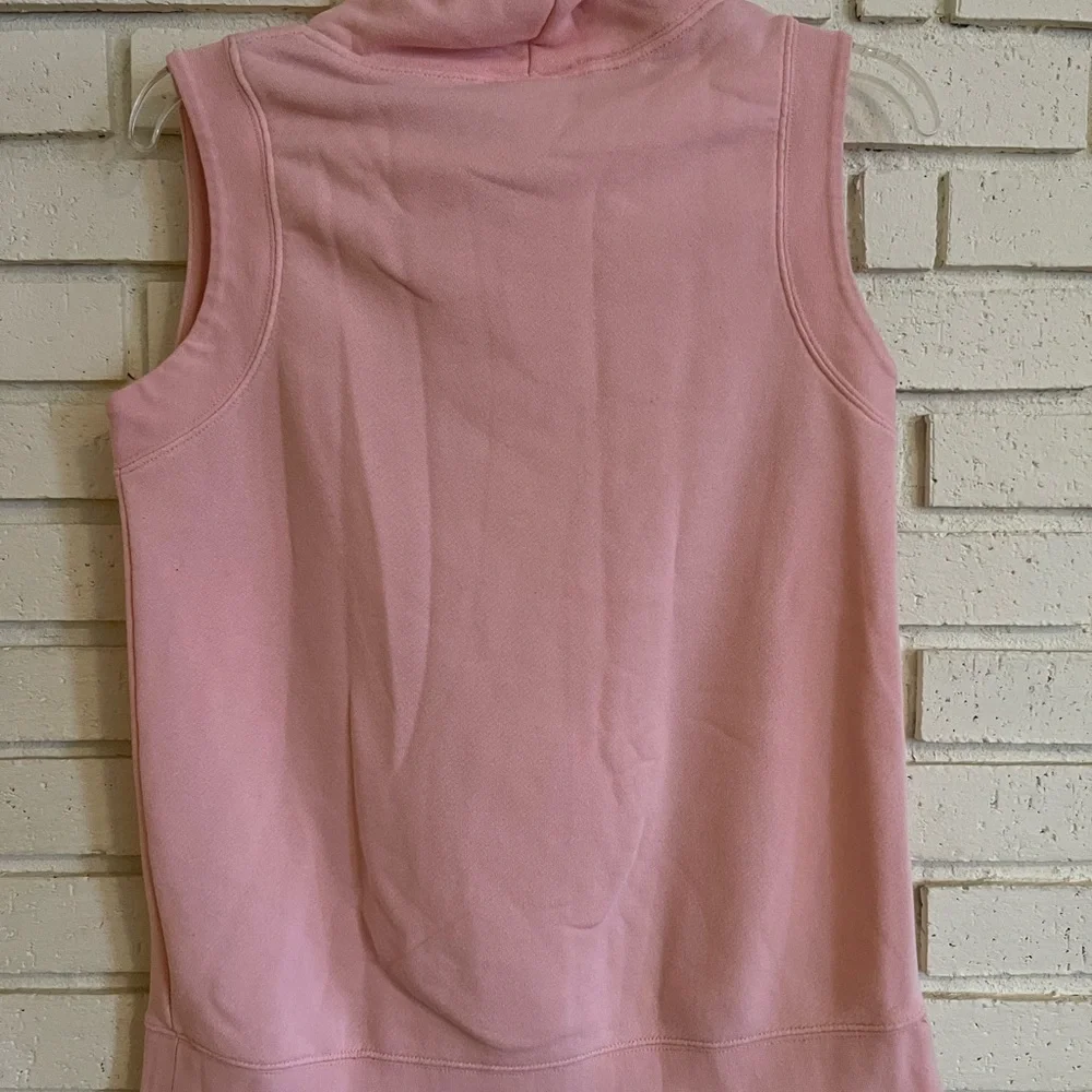 Nike Girls Pink Sleeveless Cowl‎ Neck Sweatshirt XL